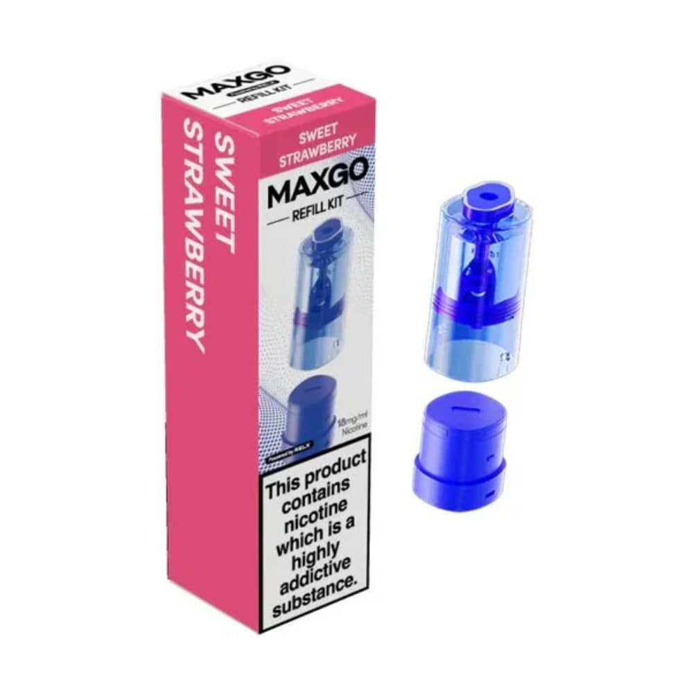 Relx Maxgo 33k and 12k Pods Pack of 5 Sweet Strawberry