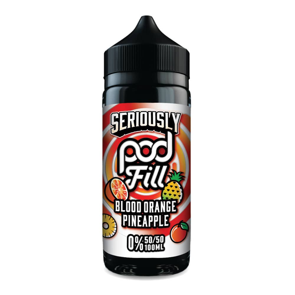 Doozy Vape Seriously Pod Fill 100ml E-Liquids Blood Orange Pineapple