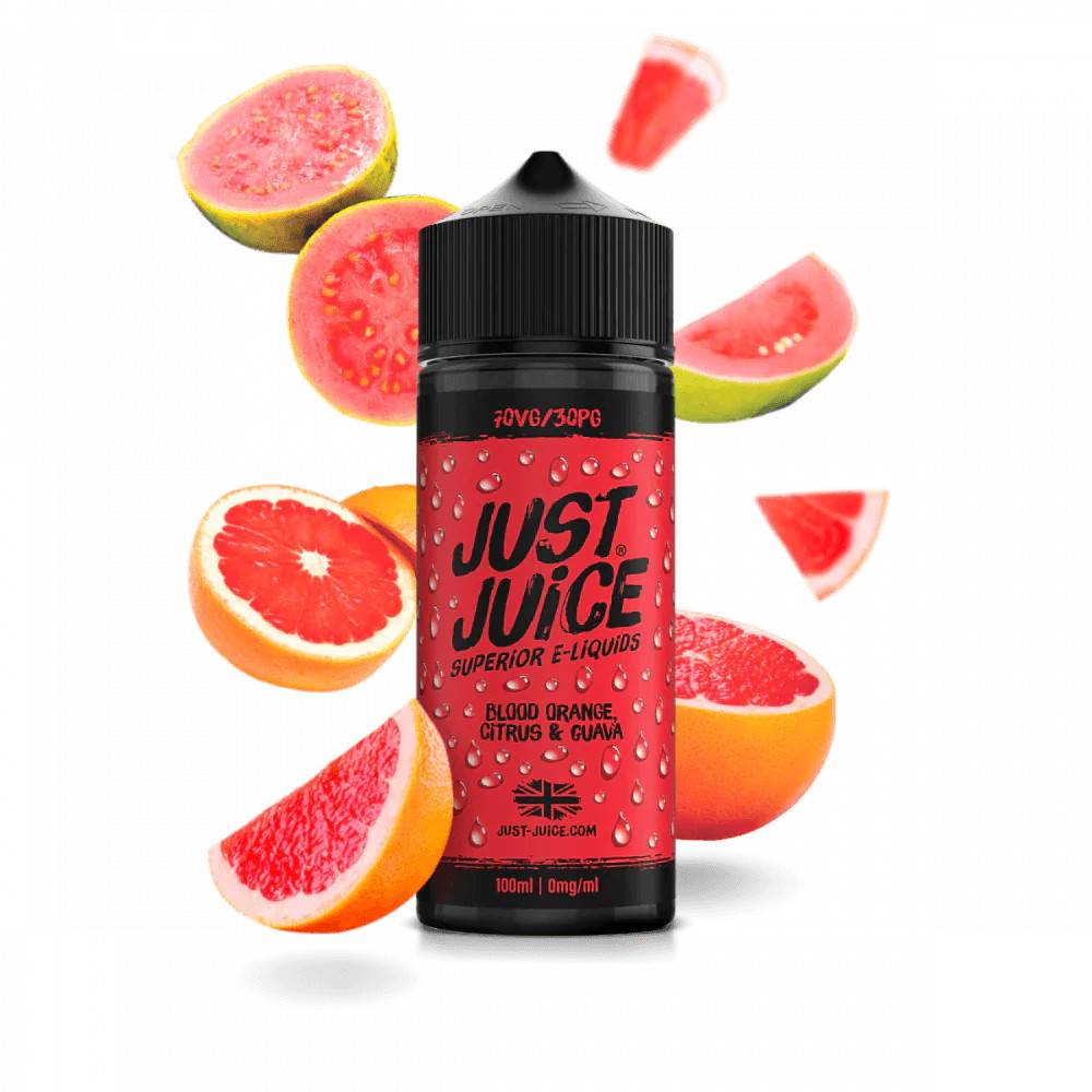 Just Juice 100ml E-Liquids Blood Orange Citrus & Guava