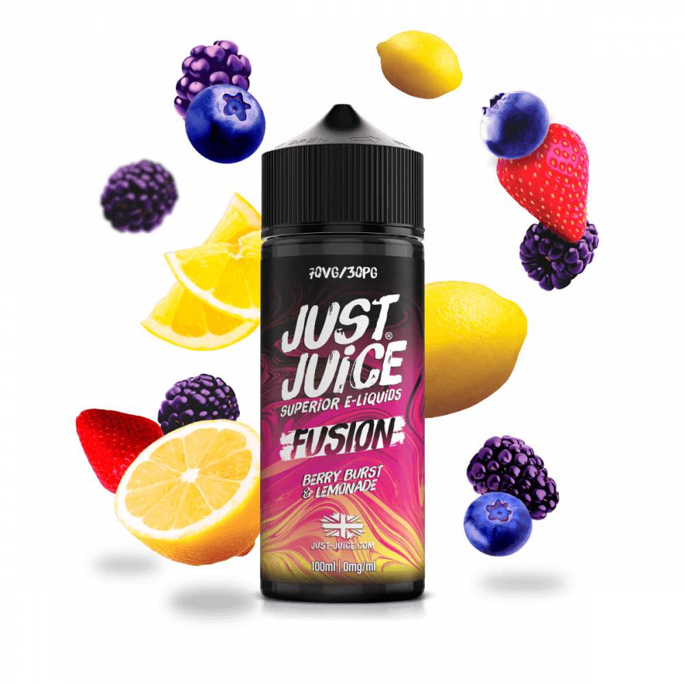 Just Juice 100ml E-Liquids Fusion Berry Burst & Lemonade