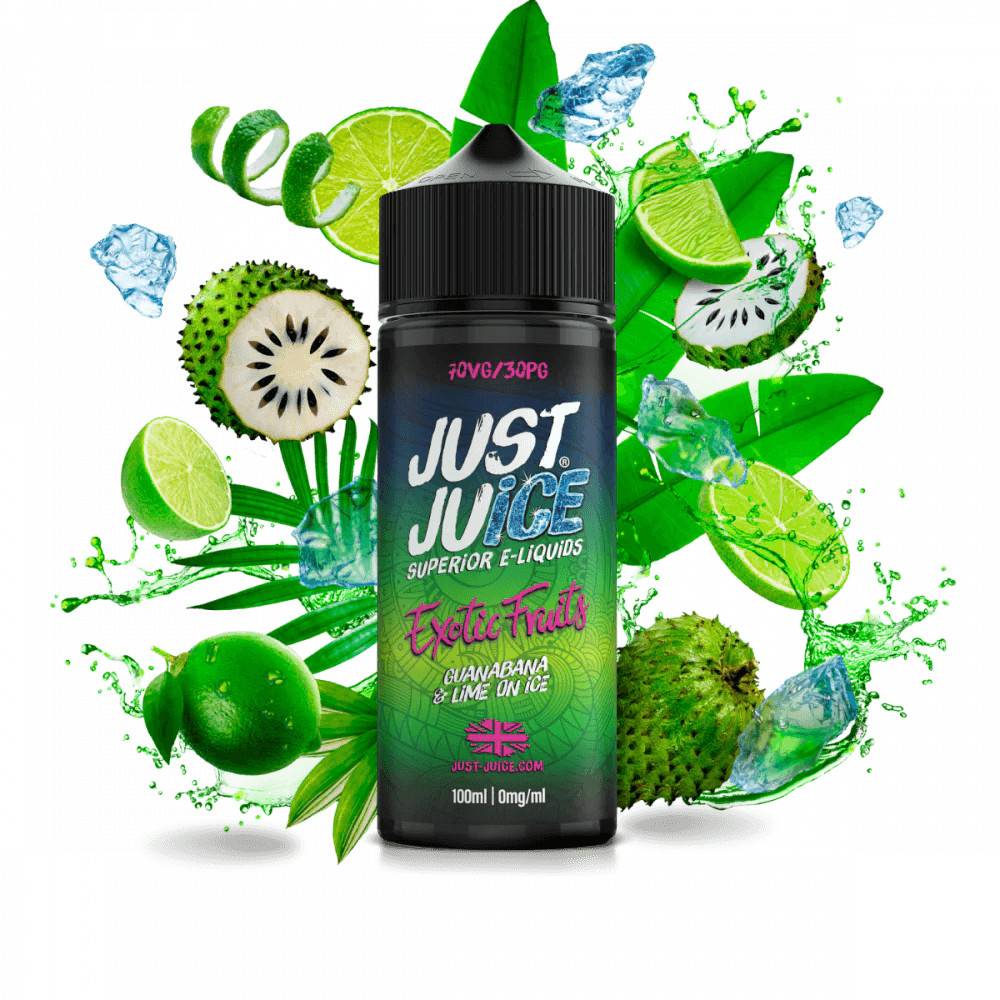 Just Juice 100ml E-Liquids Guanabana & Lime On Ice