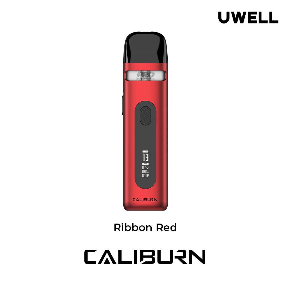 Uwell Caliburn X Pod Vape Kit Ribbon Red