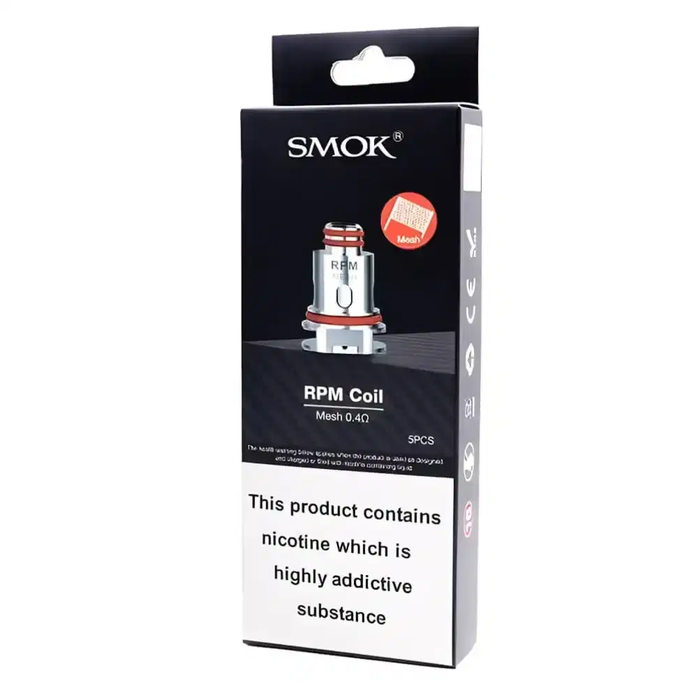 Smok RPM Coils 5 Packs 0.4ohm Mesh