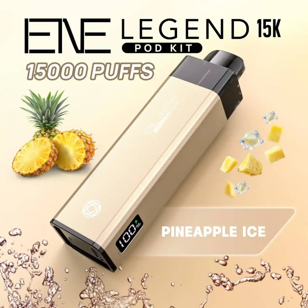 Elux Ene Legend 15k Vape Kit Box of 5 Pineapple ice