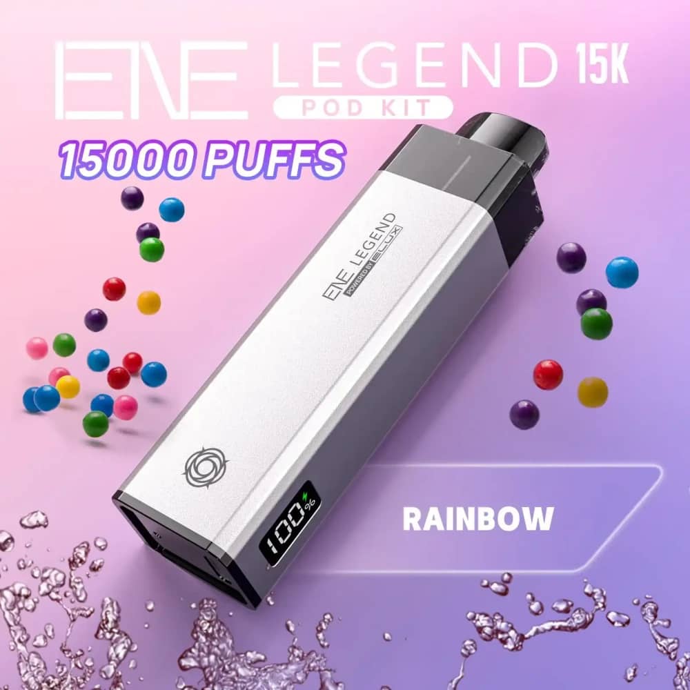 Elux Ene Legend 15k Vape Kit Box of 5 Rainbow