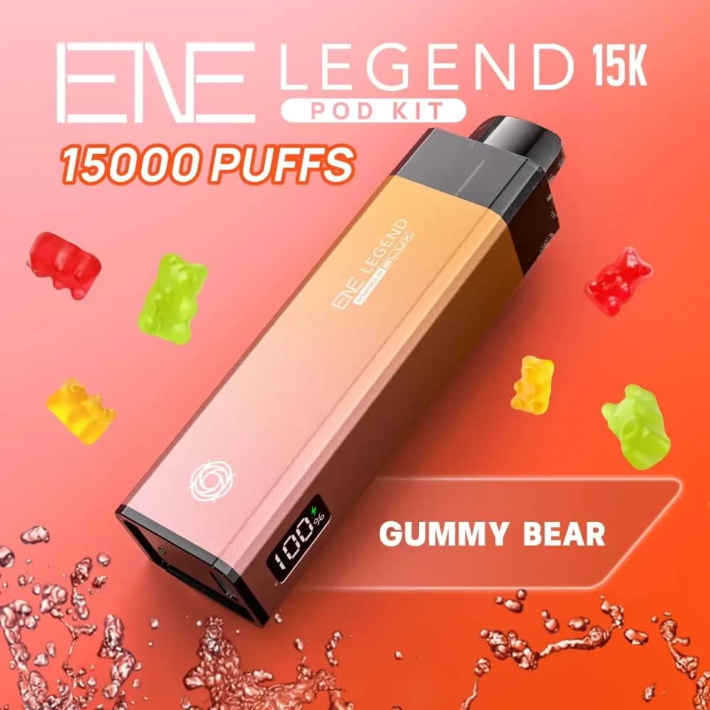 Elux Ene Legend 15k Vape Kit Box of 5 Gummy Bear