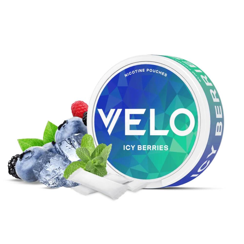 Velo Nicotine Pouches 10 Packs Ice Berries