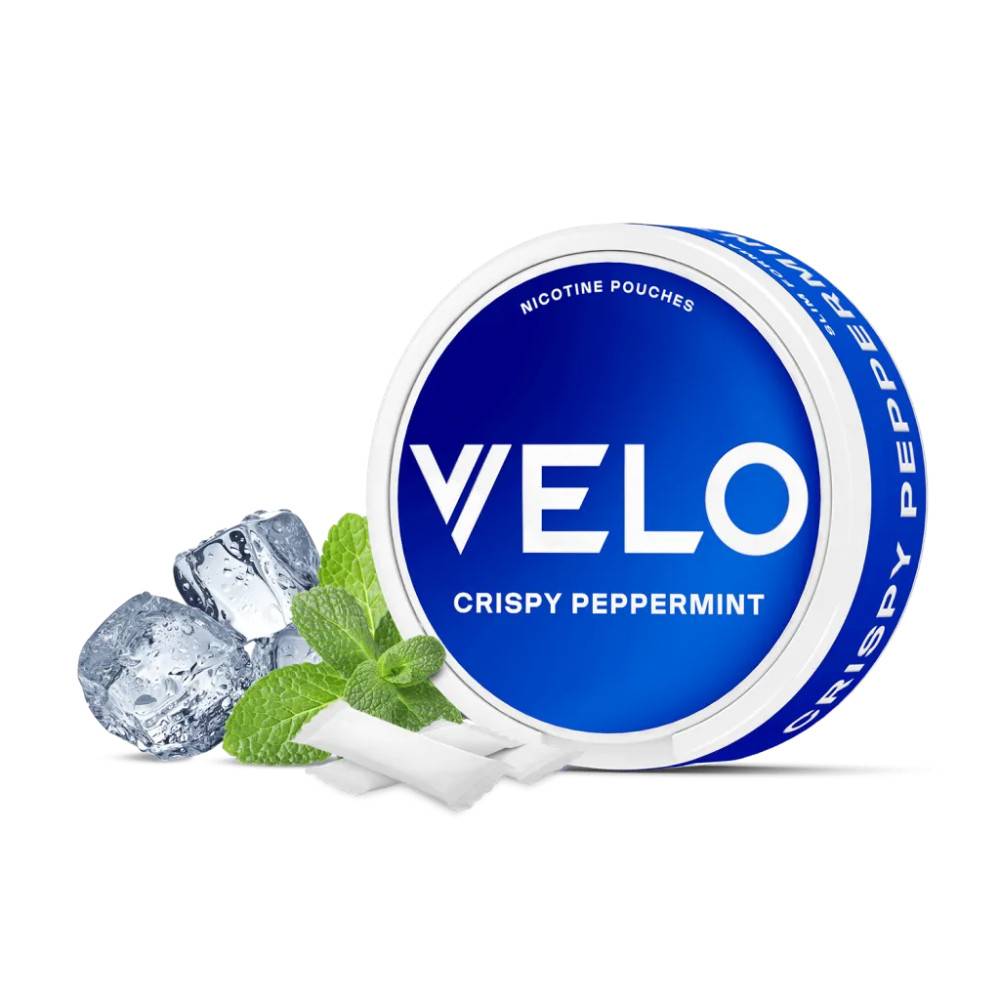 Velo Nicotine Pouches 10 Packs Crispy Peppermint