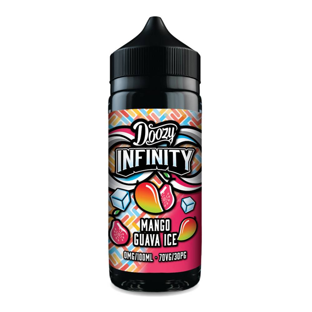 Doozy Infinity Nic Salts e liquids 10ml Box of 10 Mango Guava Ice 20mg