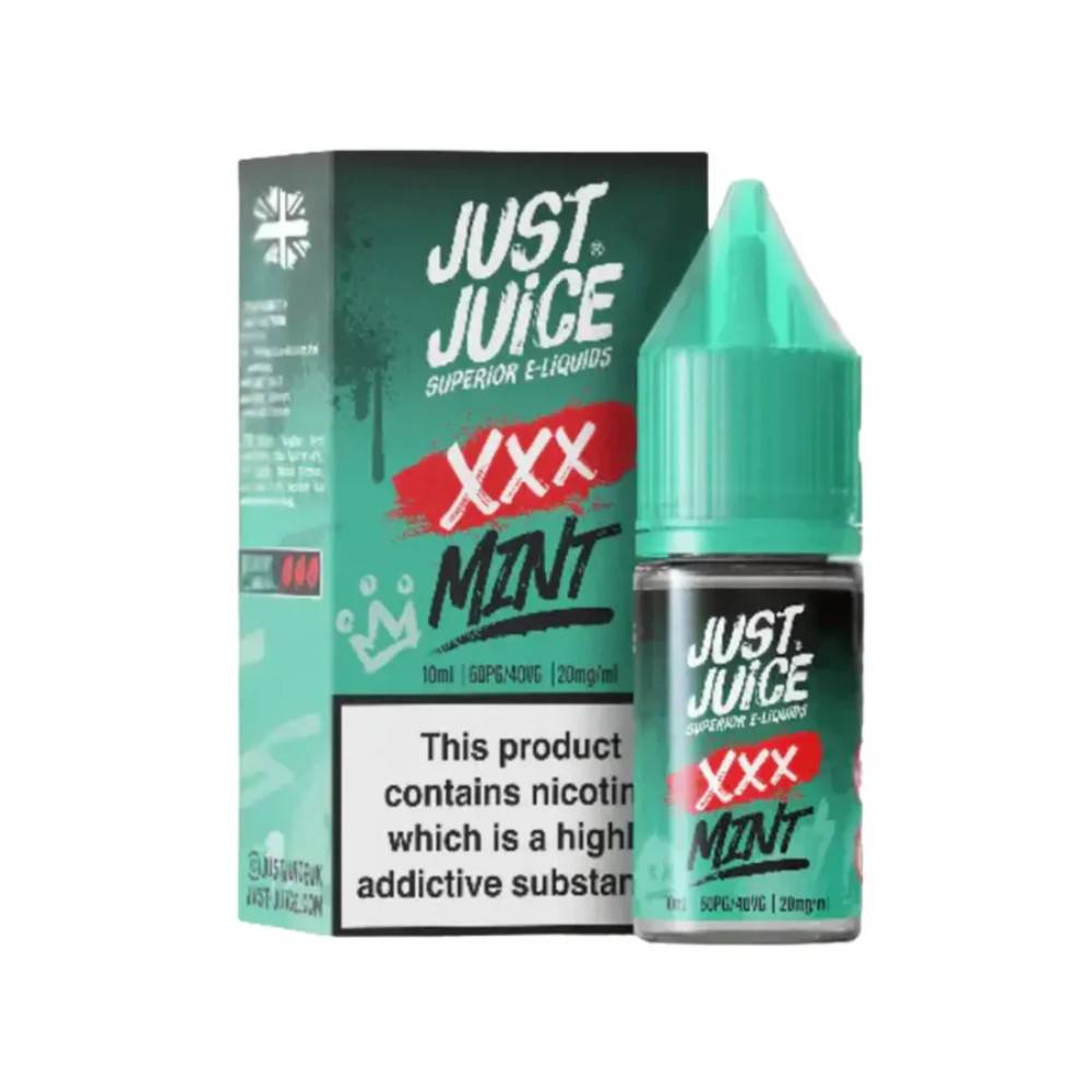 Just Juice Mint Nic Salts e liquids 10ml Box of 5 XXX Mint 20mg