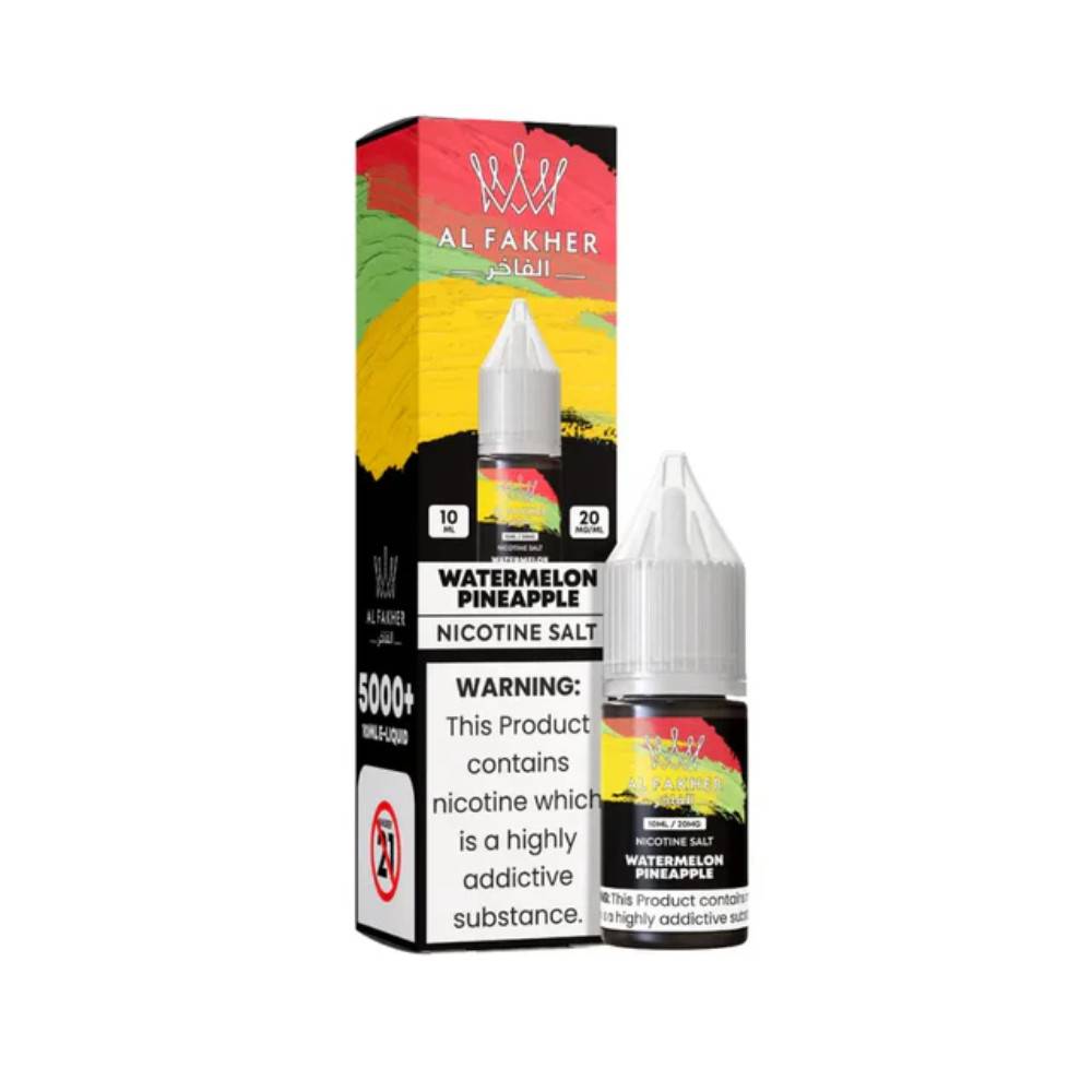 Al Fakher Nic Salts e liquids 10ml Box of 10 Pineapple Ice 20mg